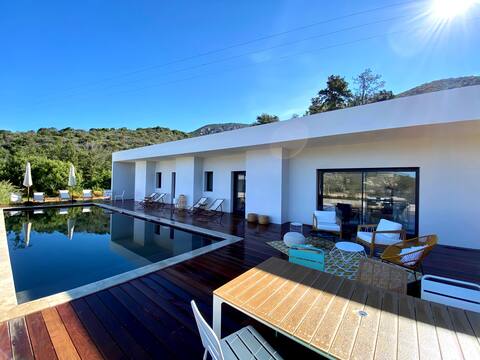 Luxury villa with sea view and private pool, Sagone