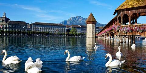 At the gates of the city of Lucerne