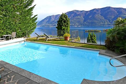 Casa Ariane mit Seeblick, Lago Maggiore, Tessin