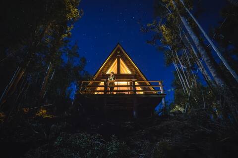 Puente Palos, cabin in the middle of the forest in Castro