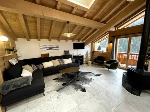 Chalet Pré Fleuri 6/8p new in Champagny