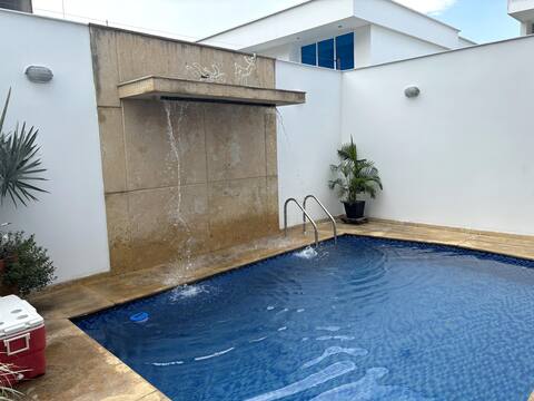 Clubhouse, luxurious, entertaining and cozy.