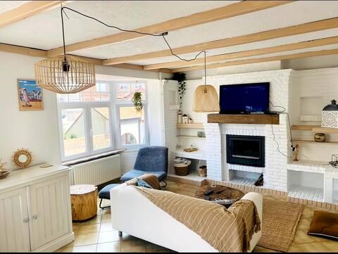 Family home with sea view
