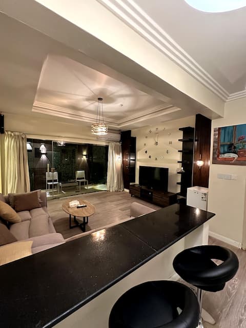 Luxury apartment with outdoor session