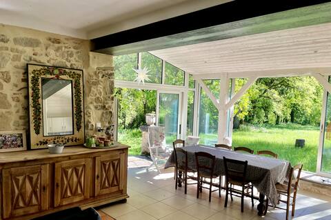 Family home, riverside