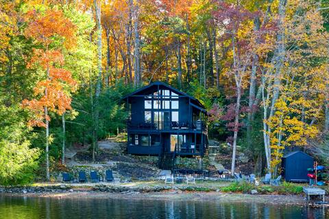 Mid-Century Modern Lakefront Cabin