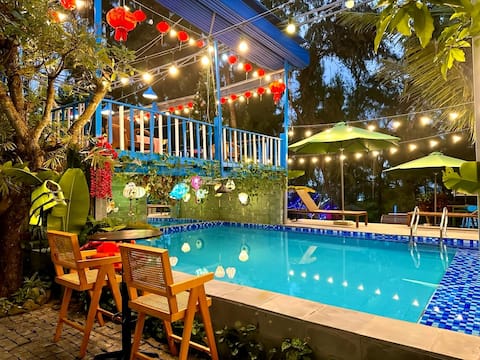 Charming and Spacious Beach Homestay 4 Rooms 1Pool