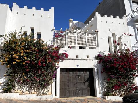 Beautiful architectural house 200 m from the beach