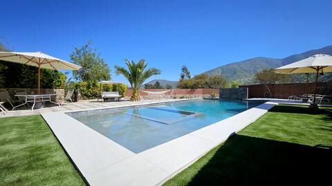 Casa Valle de Curacaví. Pool temperate 28°C