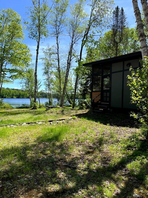 Lakefront mid-century cottage with chef's kitchen