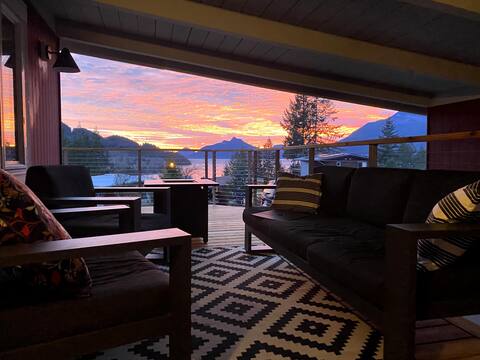 Ocean View Home with cozy Patio