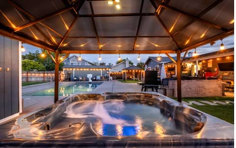 It looks so Amazing in person-plus pool & hot tub!