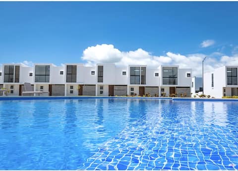 House 10 Min de la Playa para Maximo 8 Personas