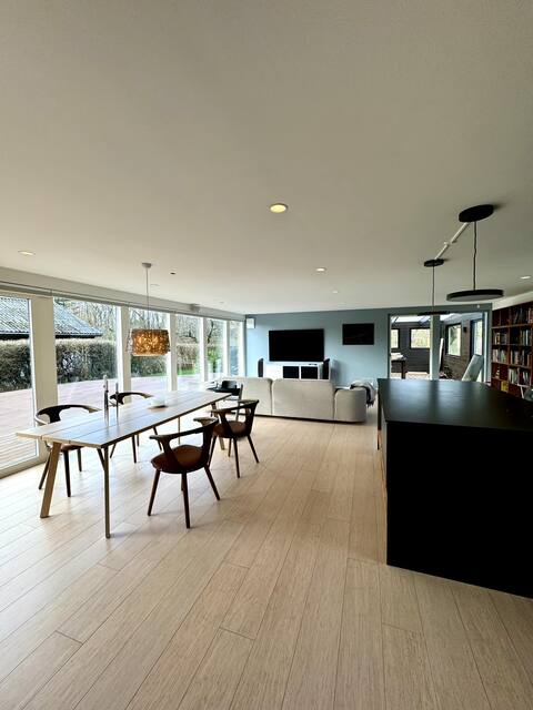 Newly renovated house with outdoor area
