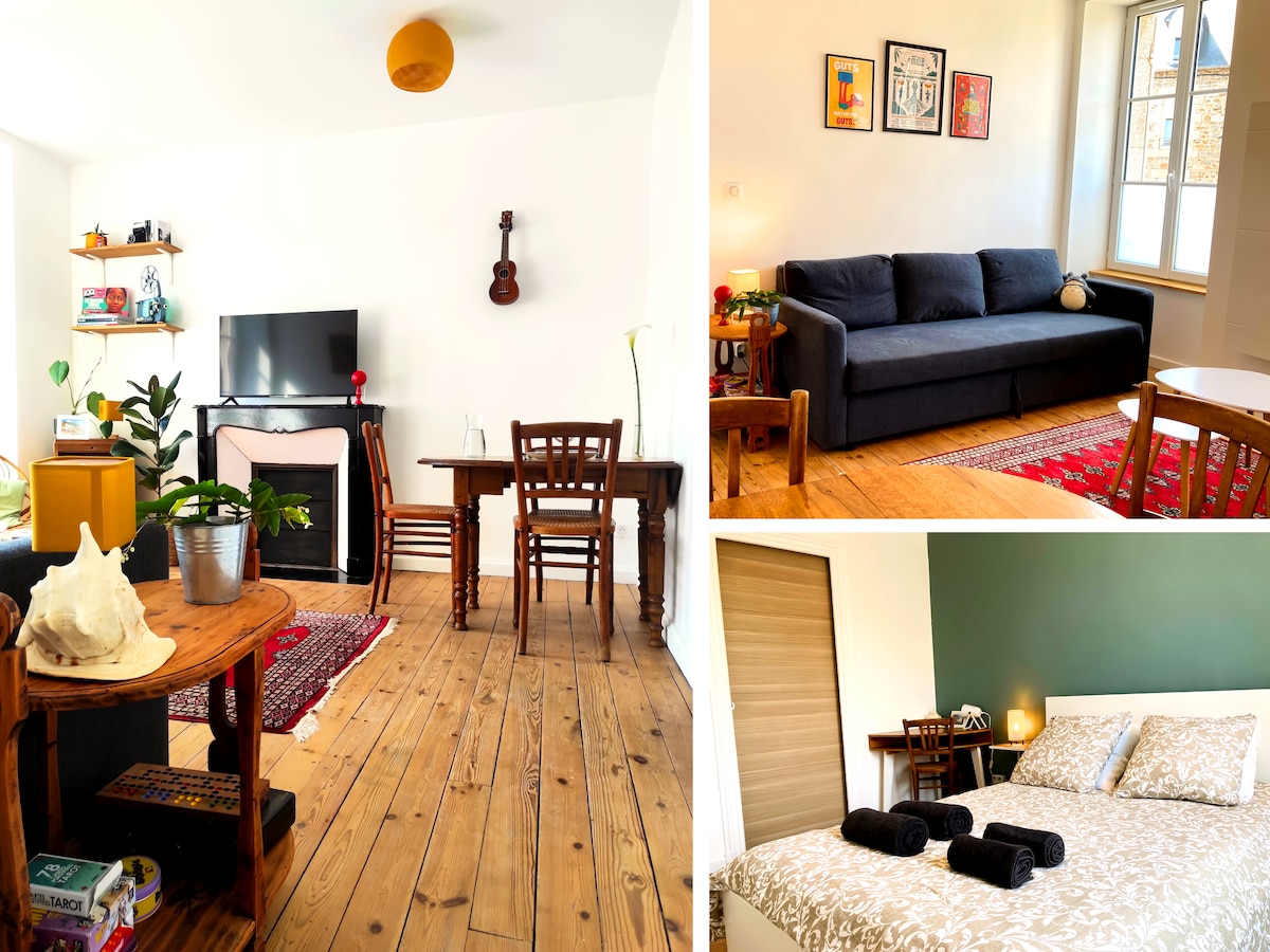 Top Airbnb: Ty Briochin, 5 min walk to train station à Saint Brieuc