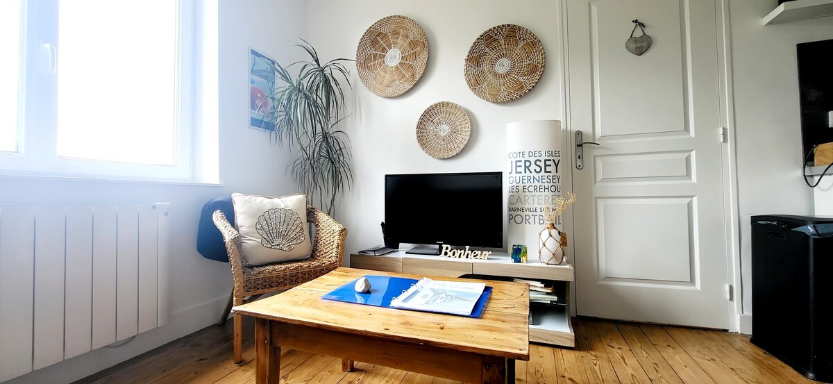 Beliebte Airbnb-Anzeige: Carteret center in front of port in Barneville Carteret