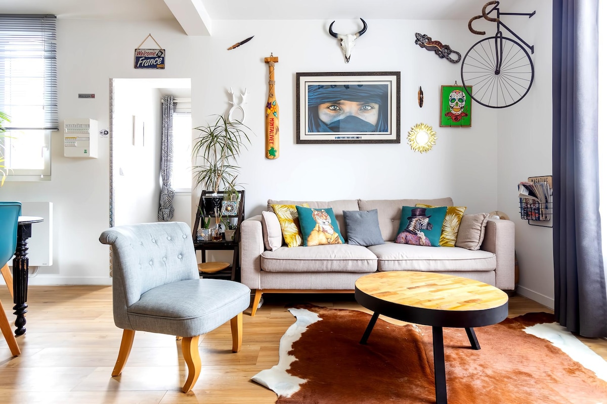 Airbnb performant: Fully equipped duplex apartment - Paris La Defense à Courbevoie