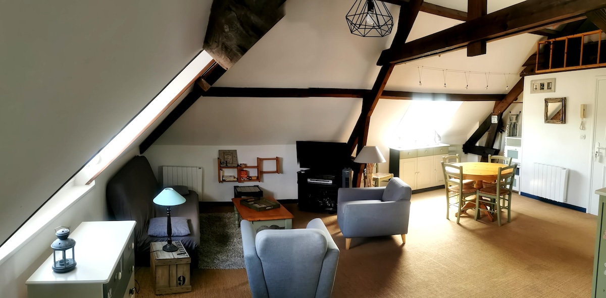 Successful Airbnb property: Large studio with character in Berck-sur-Mer in Berck