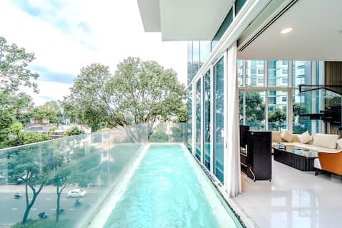 Villas 4Beds Free Daily Clean Pickup/ Gym Sauna