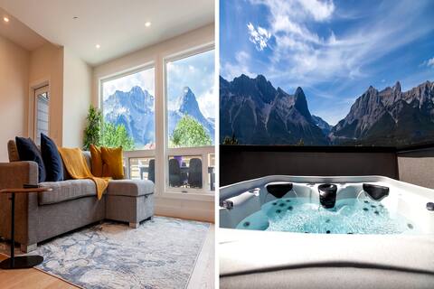 ⭐️Private HotTub⭐️ Epic Mountain View🏔 Minutes➡️Banff