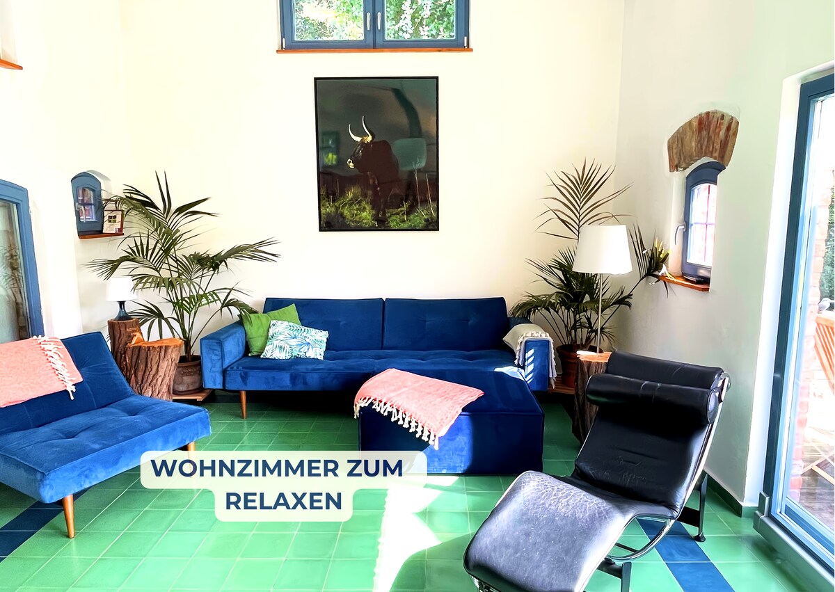 Popular Airbnb listing: House on the alder grove with sauna in the natural garden in Vorpommern Greifswald