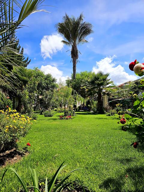 Condominium with garden