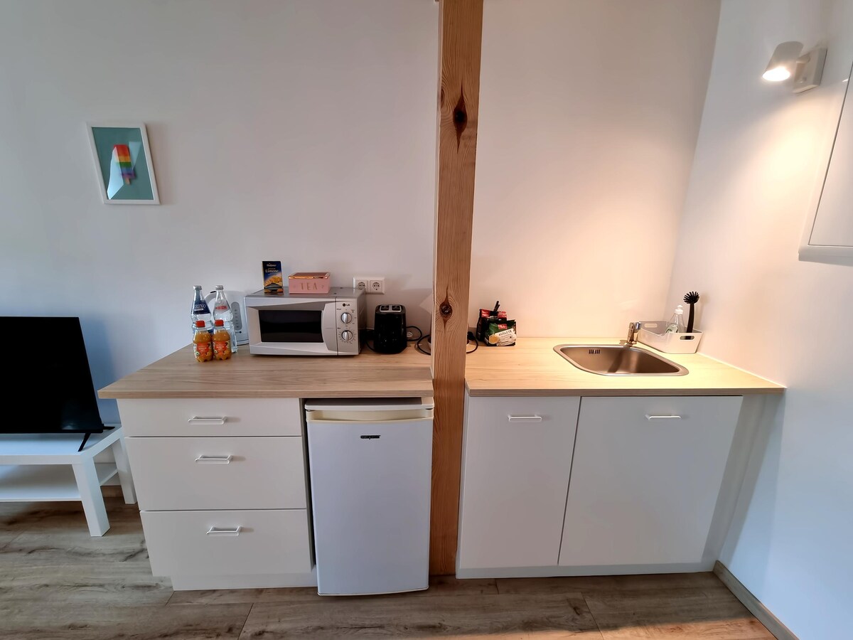 Popular Airbnb listing: Air-conditioned attic half-timbered apartment in Karlsruhe