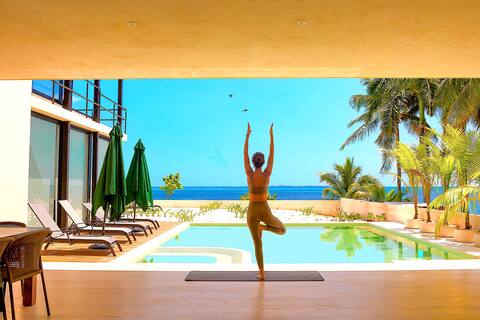10300 sqft Beach Front Luxory Villa for families.