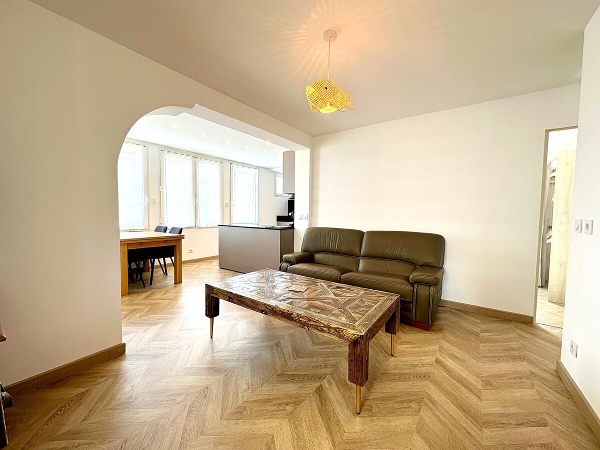 Airbnb performant: 2 bedrooms, garage, linen included, air conditioning. à Canet En Roussillon