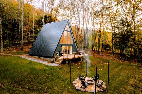 BirchRidge A-Frame: Catskill Retreat-Sauna-FirePit