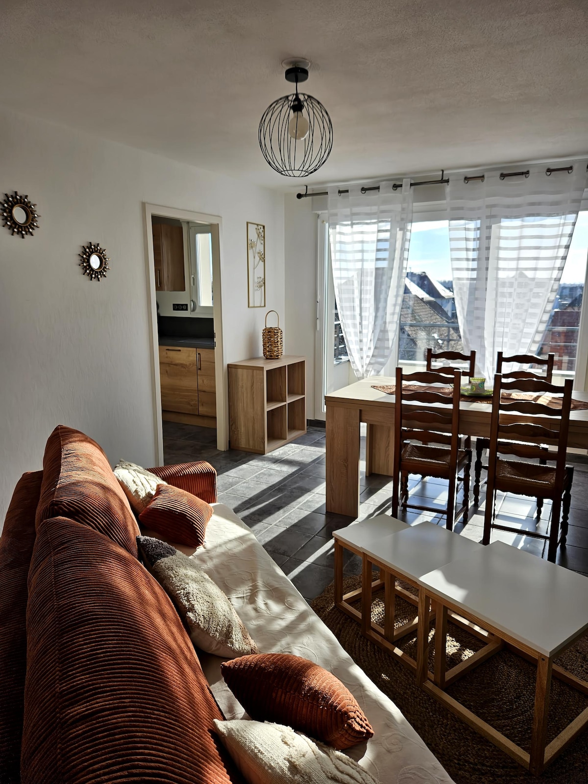 Airbnb con mejor rendimiento: 3-room apartment, large terrace, closed garage en Sélestat