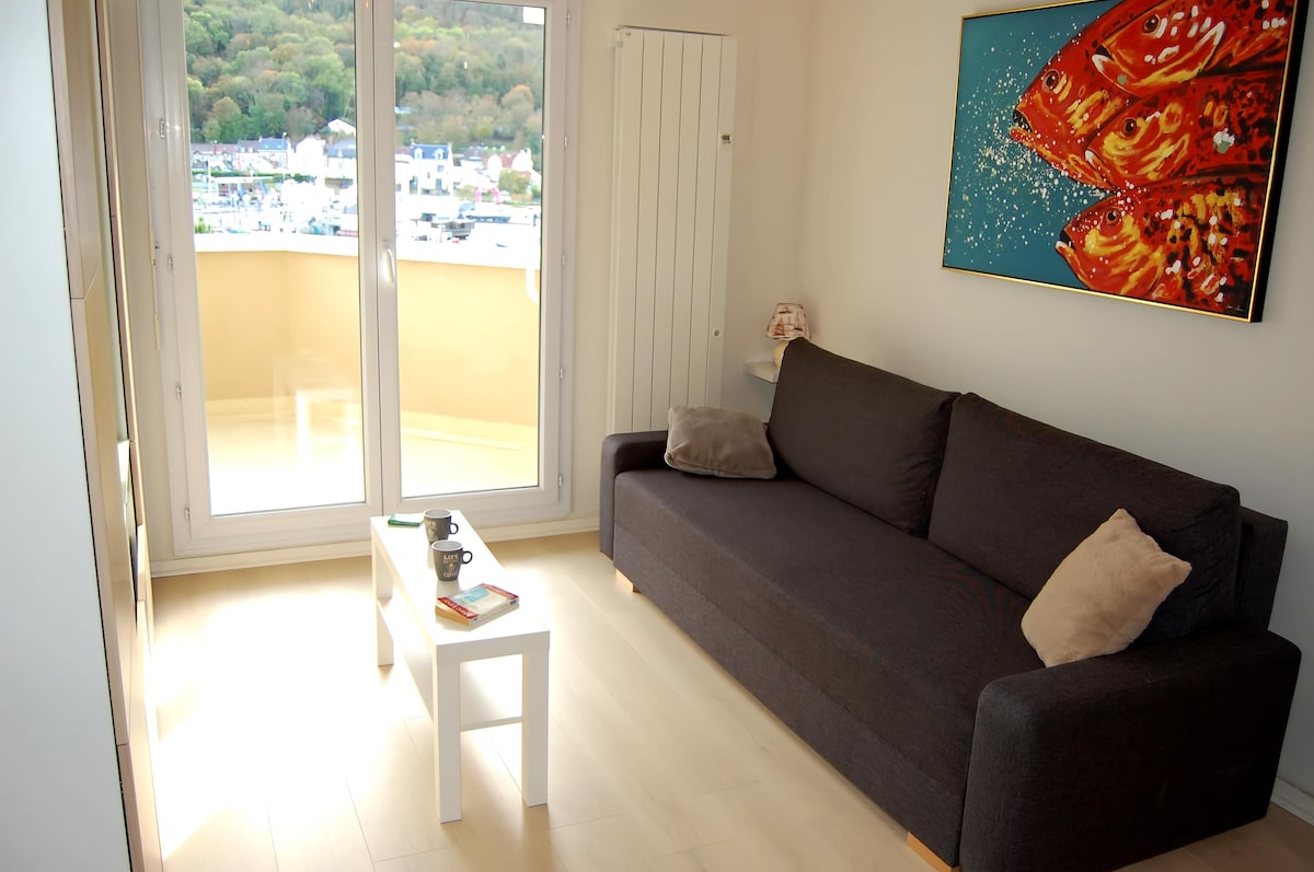 Anuncio de Airbnb popular: Apartment residence Dives-sur-Mer – Port Guillaume en Dives Sur Mer