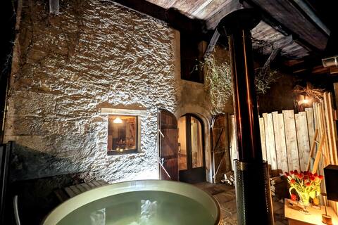 Beautiful farmhouse with private Nordic bath