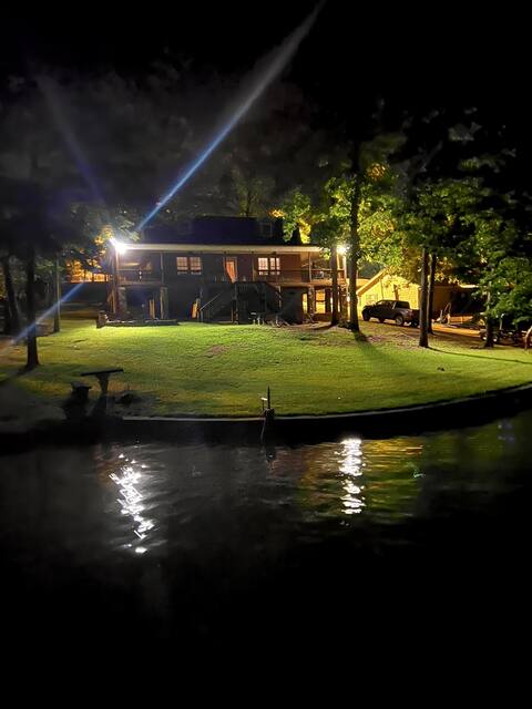House on the water.