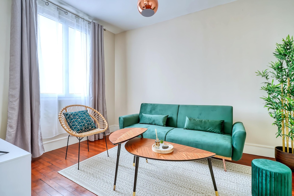 Annonce Airbnb populaire: Cozy apartment 15 min Paris & CDG, 8 min Stade de France à Aulnay Sous Bois