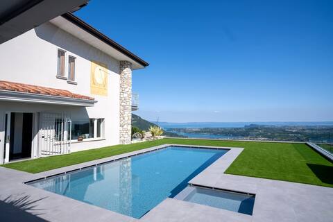 Villa Bellavista private  pool - Garda Lake view