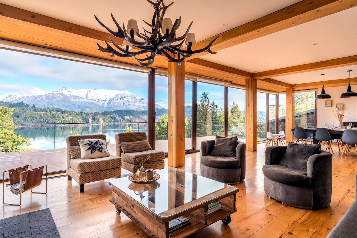 Popular Airbnb listing: Casa Hygge by the Lake • Stunning Patagonia View in San Carlos De Bariloche