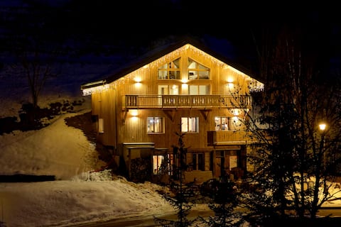 Valmorel: Chalet 230 m2, 14 pax, near the slopes
