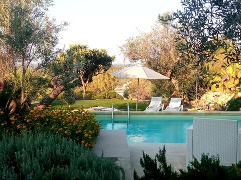Ulivi al tramonto: country home with private pool