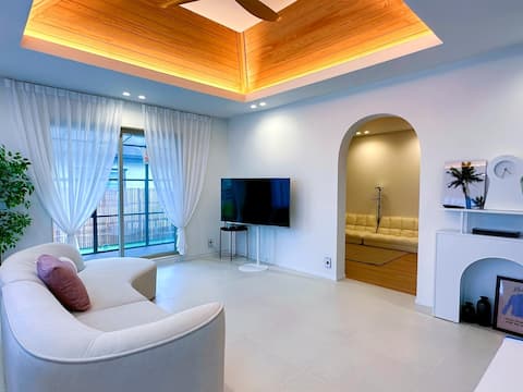 [Goseong White Tree House] Emotional single-family home (available for 10 people) Fire pit/barbecue/