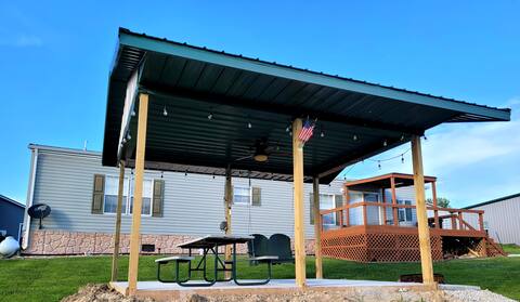 Rathbun Lake Get Away Rental at Antler Acres