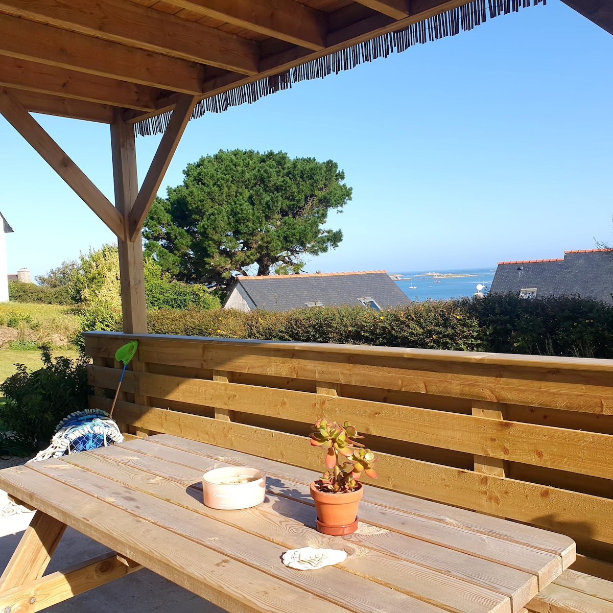 Top Airbnb: New cottage with sea view, quiet and 200 m from GR34 à Landéda