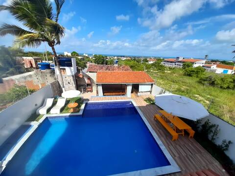 Jacumã house with pool and SEA VIEW
