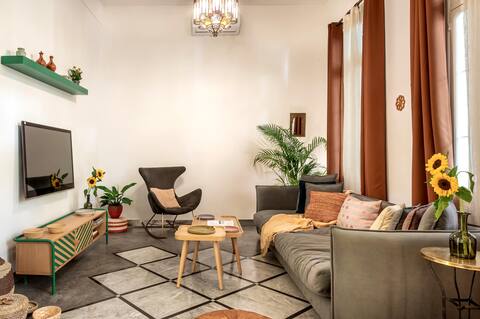 Heritage apartment n Mar Mkhael with garden