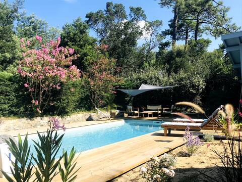 Beautiful villa with pool near beach