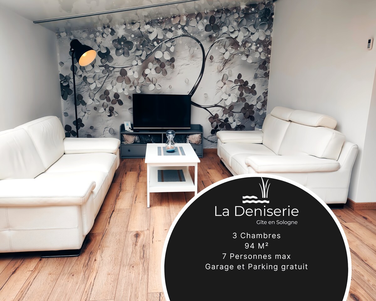 Top performing Airbnb: ★Cottage in Sologne★ - La Deniserie (94 m²) + Garage in Romorantin Lanthenay