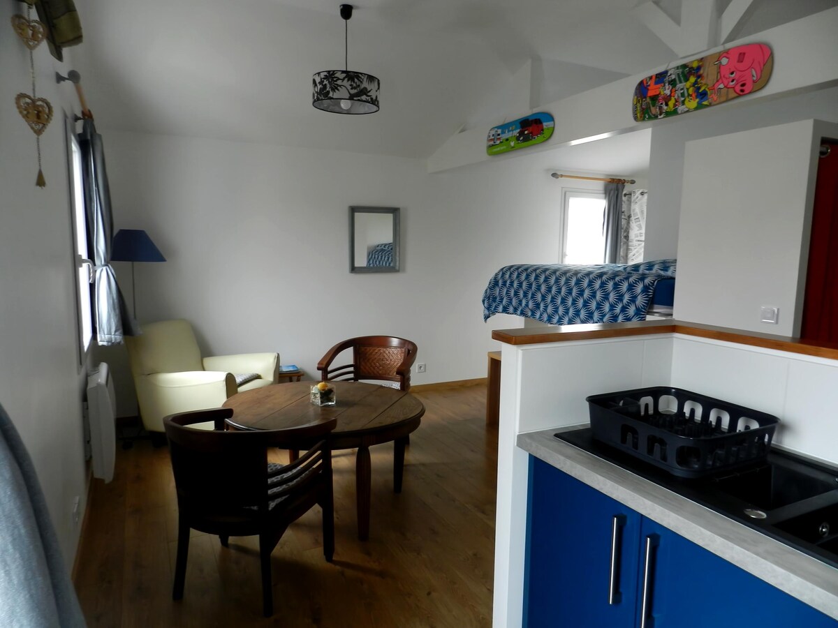 Top Airbnb: Studio in the heart of the city between forest, lake and ocean. à Vieux Boucau Les Bains