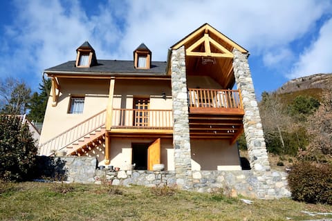 Large mountain chalet