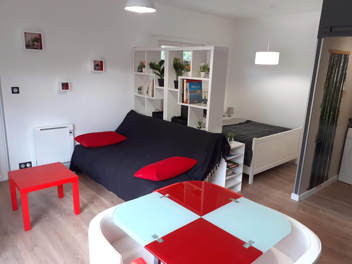 Successful Airbnb property: Independent studio with terrace in Pessac in Pessac