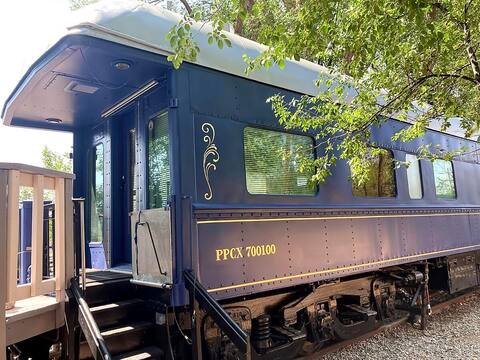 The Hamilton: A Lux 1920s Train Car Near Santa Fe